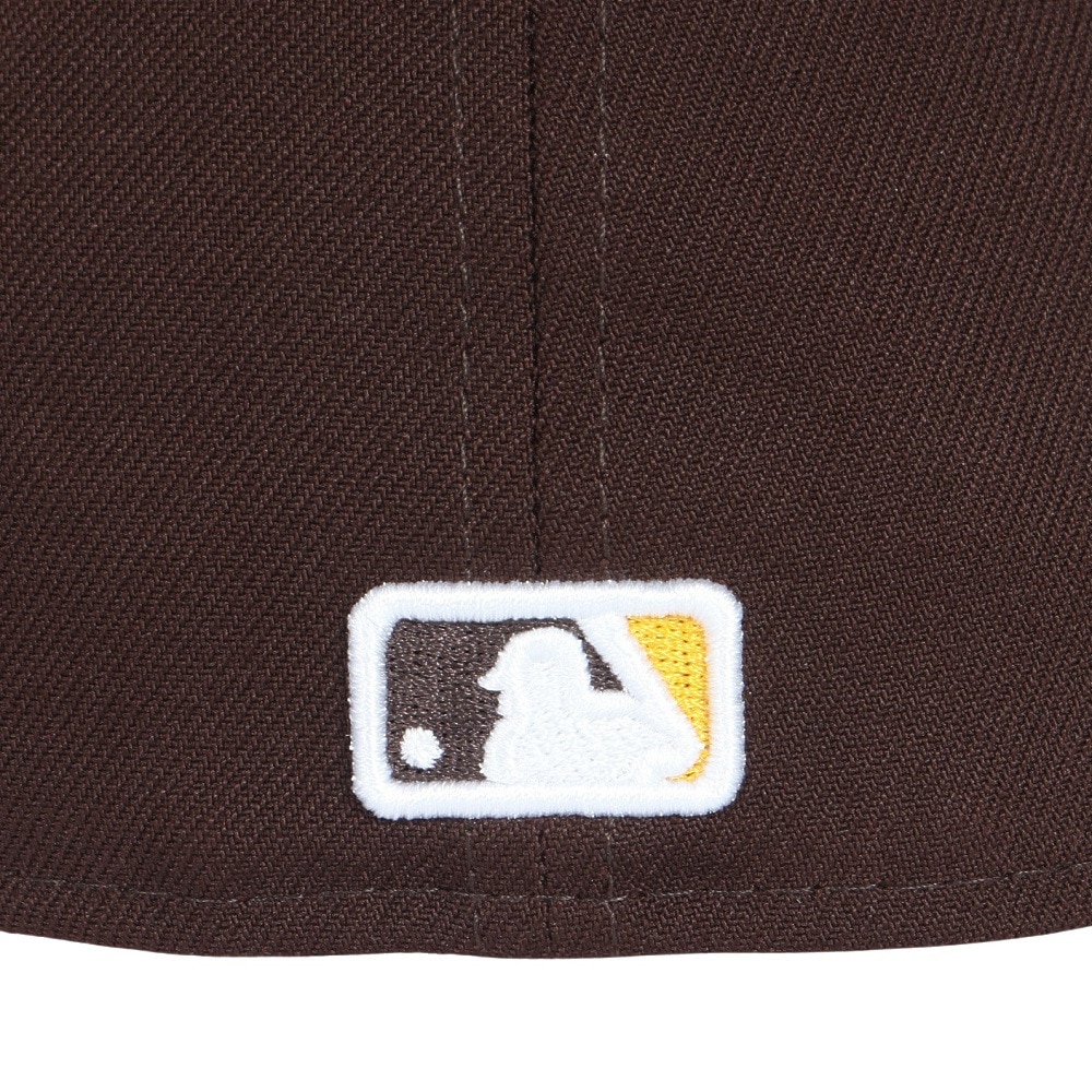 ニューエラ（NEW ERA）（メンズ、レディース）キャップ 59FIFTY MLB オンフィールド サンディエゴ パドレス ゲーム 14524854 茶色