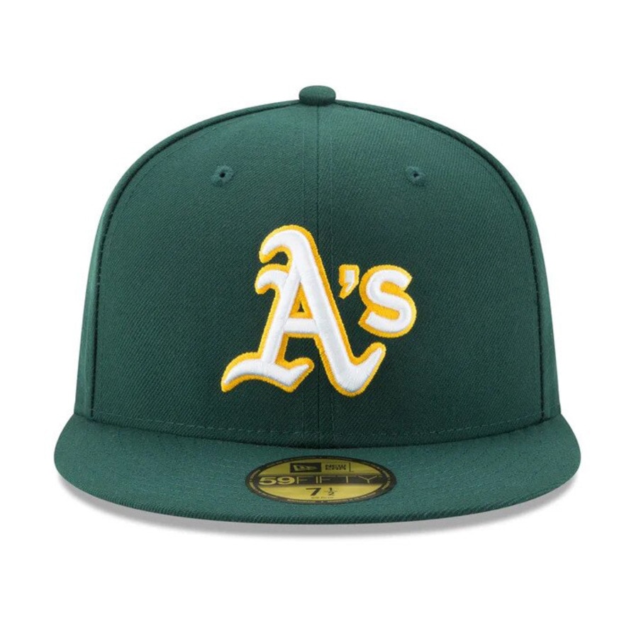 ニューエラ（NEW ERA）（メンズ）59FIFTY MLBオンフィールド オークランド・アスレチックス ロード キャップ 14524862