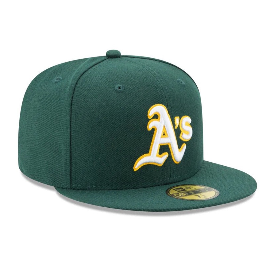 ニューエラ（NEW ERA）（メンズ）59FIFTY MLBオンフィールド オークランド・アスレチックス ロード キャップ 14524862