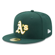 (メンズ)59FIFTY MLBオンフィールド オークランド・アスレチックス ロード キャップ 14524862