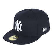 (メンズ、レディース)キャップ 59FIFTY MLBオンフィールド ニューヨーク ヤンキース ゲーム 14524865 ネイビー