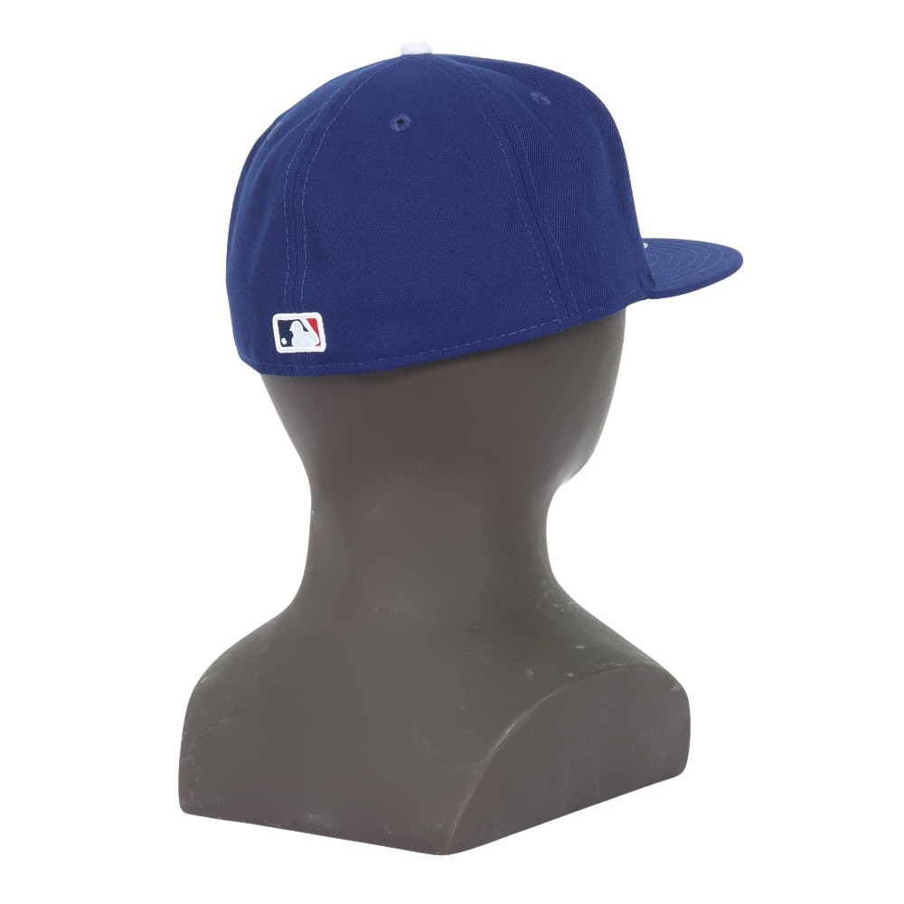 ニューエラ（NEW ERA）（メンズ、レディース）キャップ 59FIFTY MLB オンフィールド ロサンゼルス ドジャース ゲーム 14524875 ロイヤルブルー