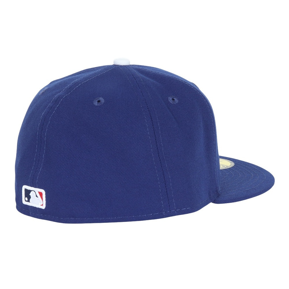 ニューエラ（NEW ERA）（メンズ、レディース）キャップ 59FIFTY MLB オンフィールド ロサンゼルス ドジャース ゲーム 14524875 ロイヤルブルー