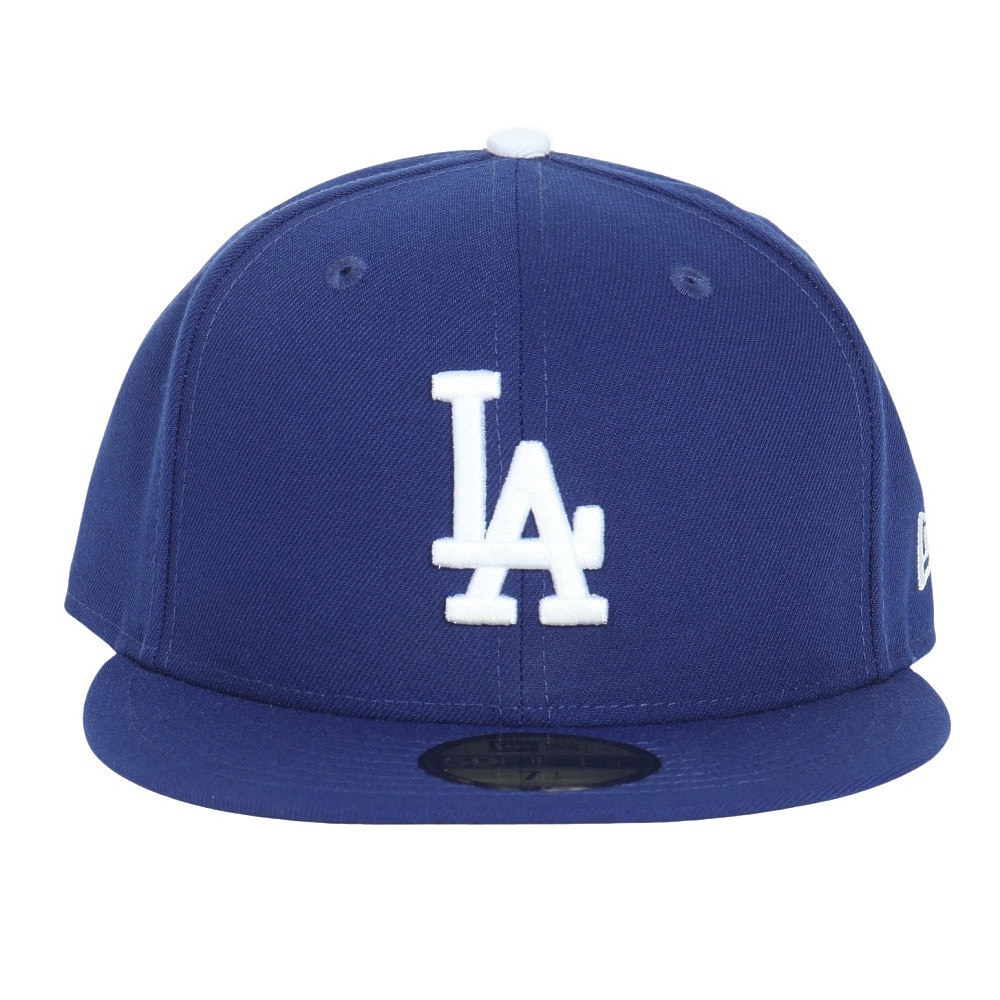 ニューエラ（NEW ERA）（メンズ、レディース）キャップ 59FIFTY MLB オンフィールド ロサンゼルス ドジャース ゲーム 14524875 ロイヤルブルー