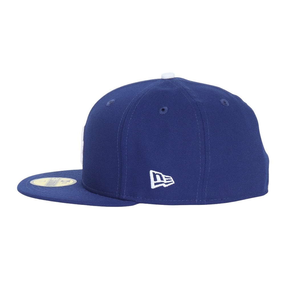 ニューエラ（NEW ERA）（メンズ、レディース）キャップ 59FIFTY MLB オンフィールド ロサンゼルス ドジャース ゲーム 14524875 ロイヤルブルー