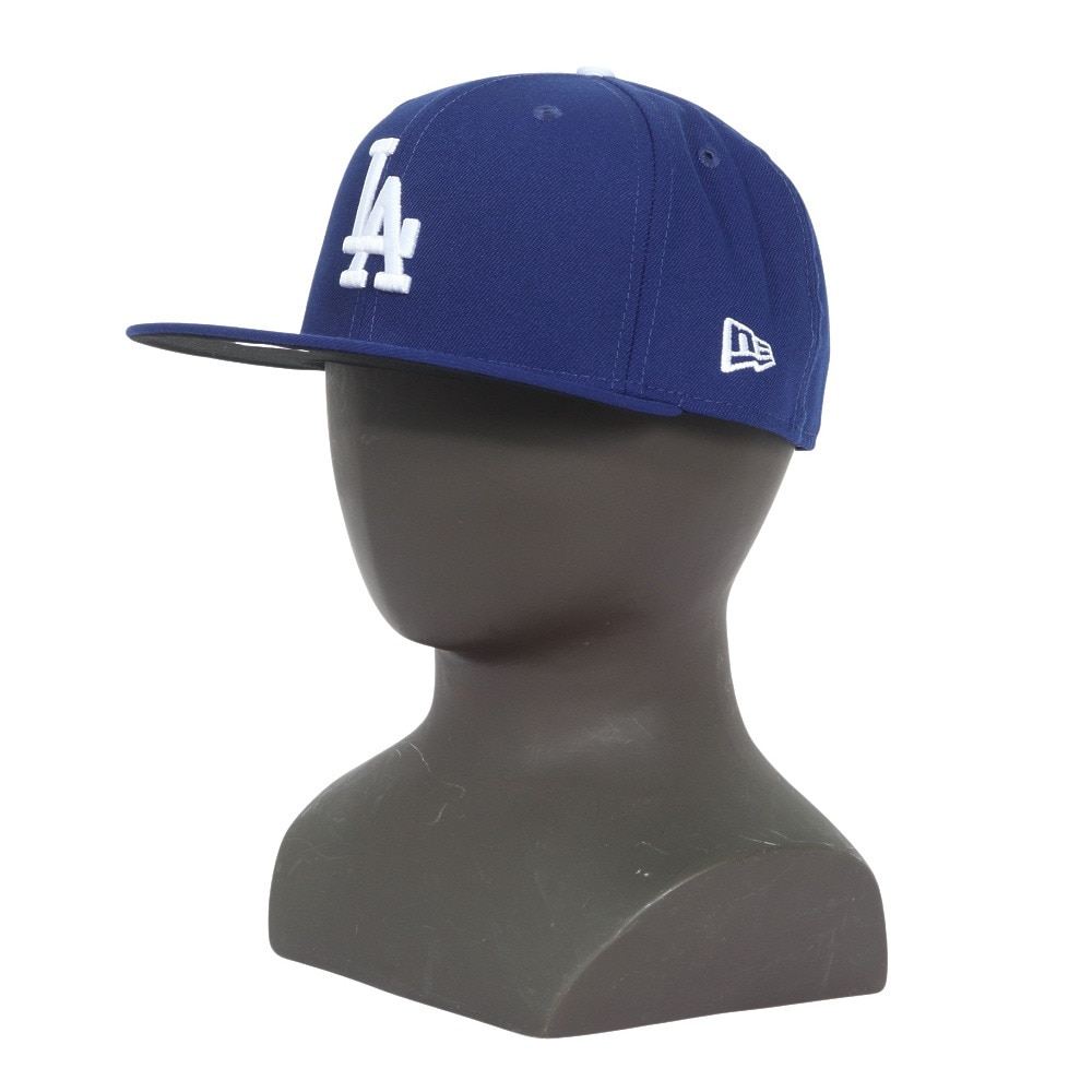 ニューエラ（NEW ERA）（メンズ、レディース）キャップ 59FIFTY MLB オンフィールド ロサンゼルス ドジャース ゲーム 14524875 ロイヤルブルー