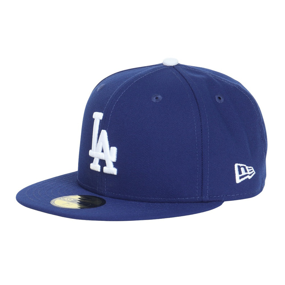 (メンズ、レディース)キャップ 59FIFTY MLB オンフィールド ロサンゼルス ドジャース ゲーム 14524875 ロイヤルブルー