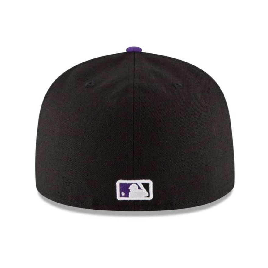 ニューエラ（NEW ERA）（メンズ、レディース）帽子 キャップ 59FIFTY MLBオンフィールド コロラド・ロッキーズ ゲーム 14524883 57.7cm-59.6cm 紫