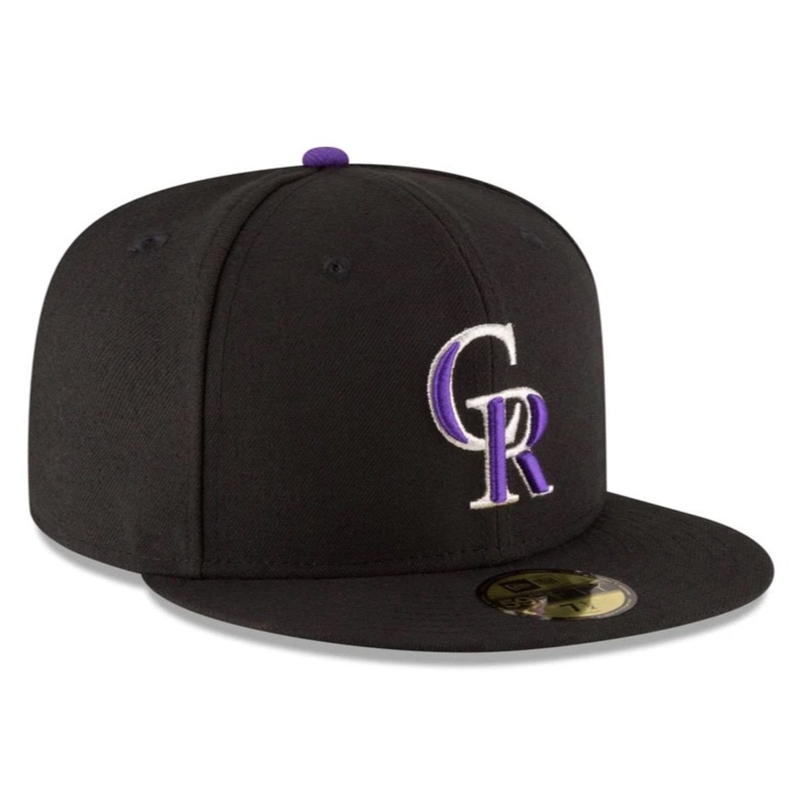 ニューエラ（NEW ERA）（メンズ、レディース）帽子 キャップ 59FIFTY MLBオンフィールド コロラド・ロッキーズ ゲーム 14524883 57.7cm-59.6cm 紫