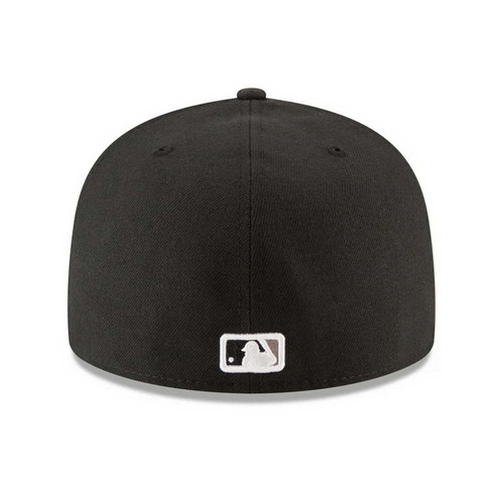 ニューエラ（NEW ERA）（メンズ、レディース）キャップ 59FIFTY MLB オンフィールド シカゴ ホワイトソックス ゲーム 14524891 黒