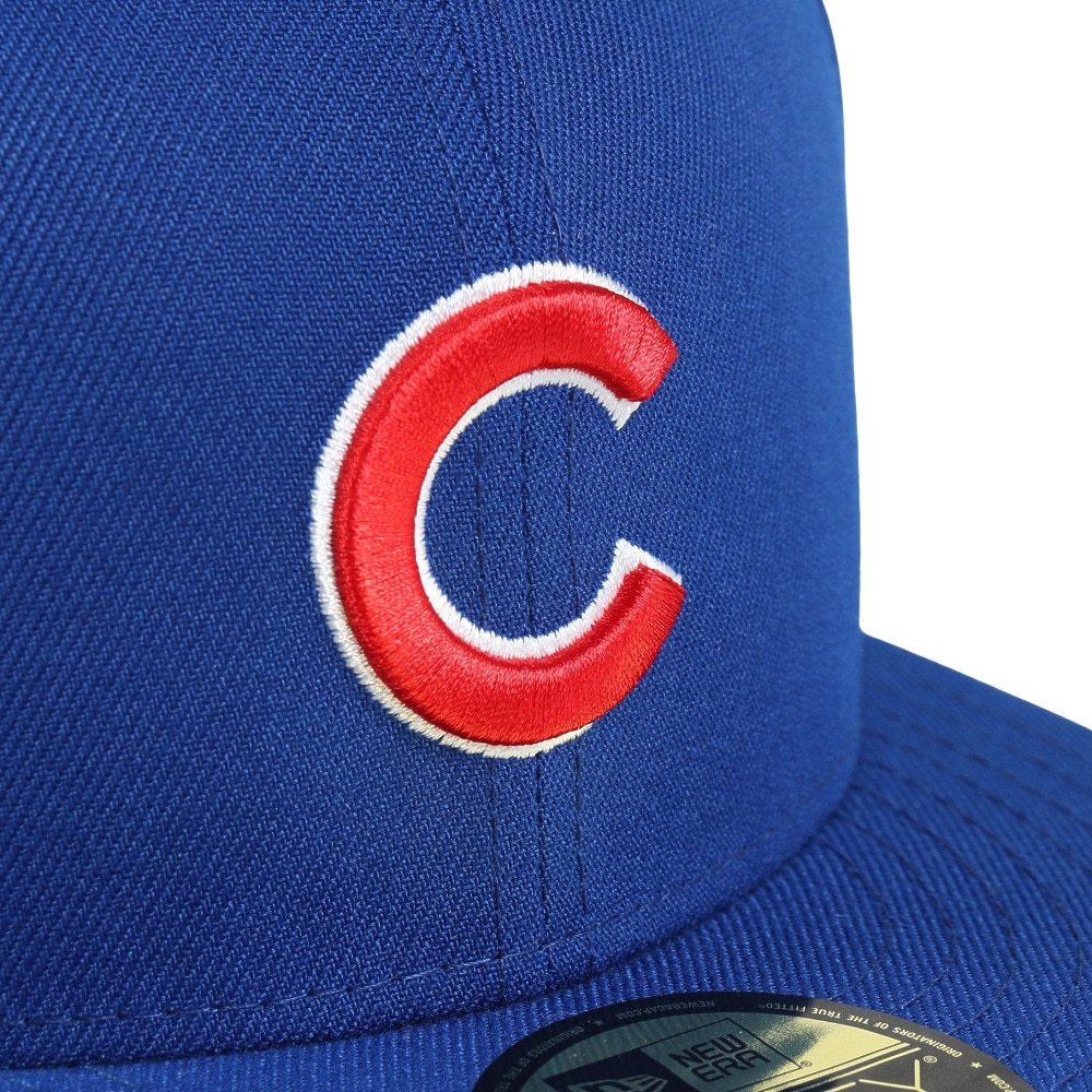 ニューエラ（NEW ERA）（メンズ、レディース）帽子 59FIFTY MLBオンフィールド シカゴ・カブス キャップ 青 57.7-59.6cm 14524893 通気性 吸汗 速乾 UPF50+