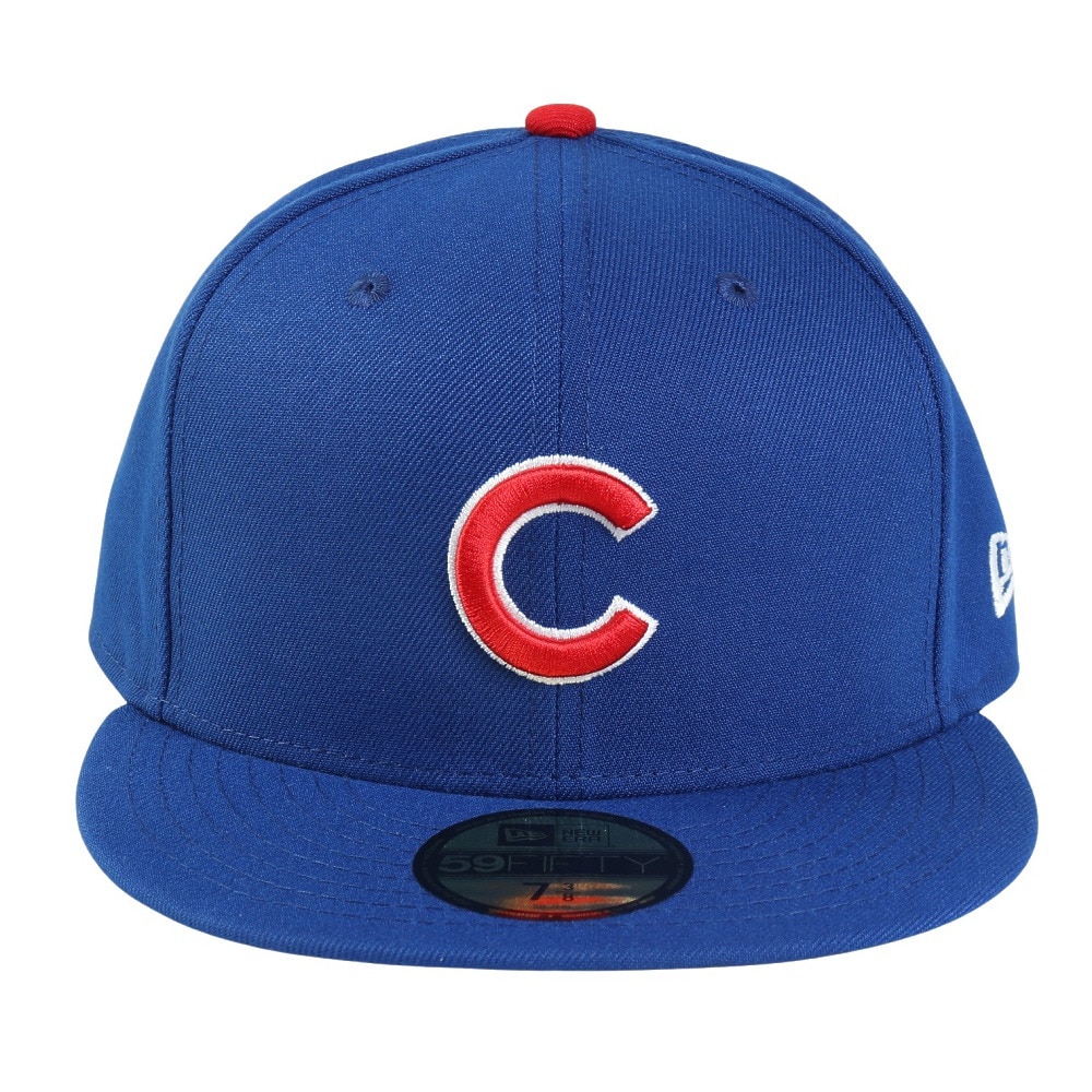 ニューエラ（NEW ERA）（メンズ、レディース）帽子 59FIFTY MLBオンフィールド シカゴ・カブス キャップ 青 57.7-59.6cm 14524893 通気性 吸汗 速乾 UPF50+