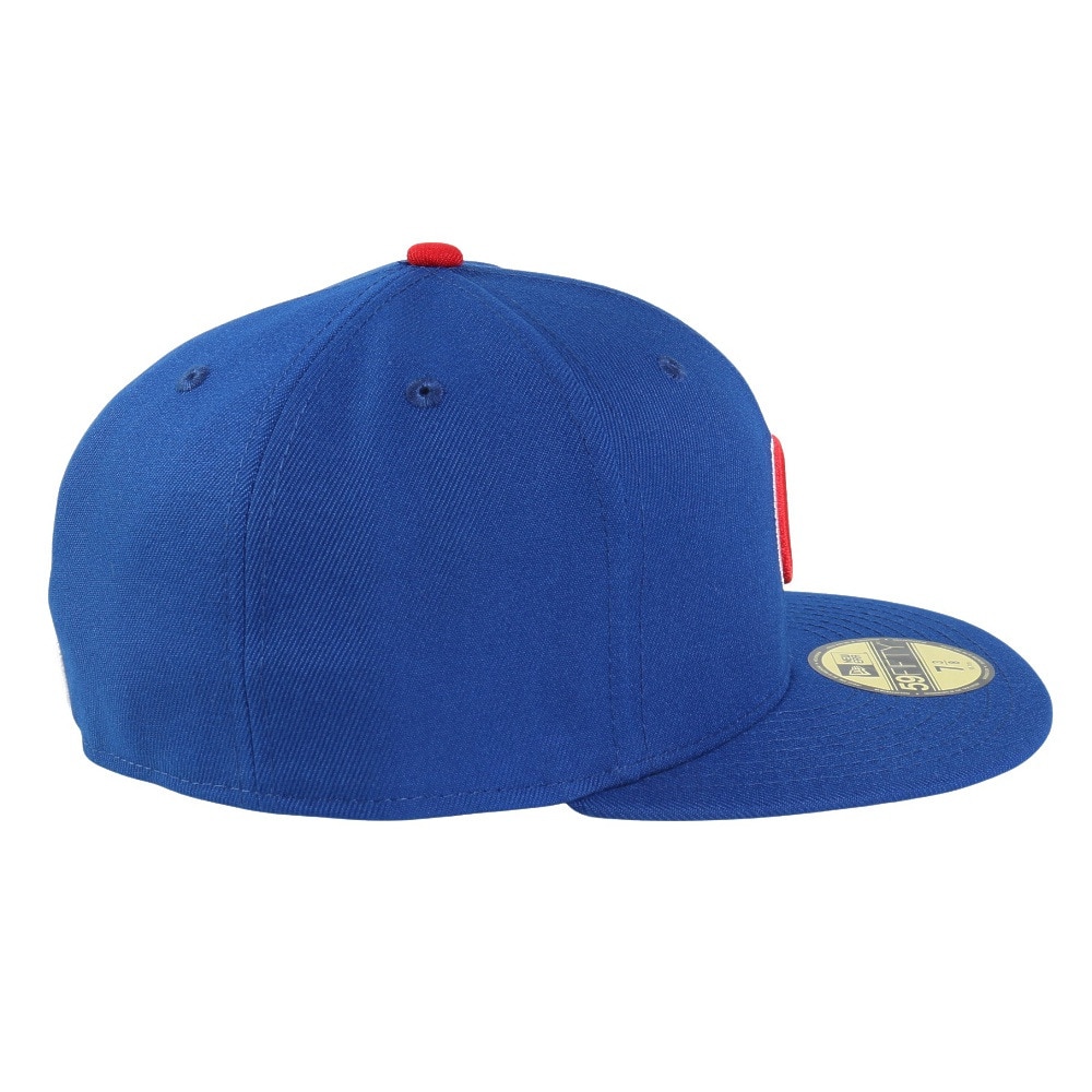 ニューエラ（NEW ERA）（メンズ、レディース）帽子 59FIFTY MLBオンフィールド シカゴ・カブス キャップ 青 57.7-59.6cm 14524893 通気性 吸汗 速乾 UPF50+