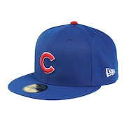 (メンズ、レディース)帽子 59FIFTY MLBオンフィールド シカゴ・カブス キャップ 青 57.7-59.6cm 14524893 通気性 吸汗 速乾 UPF50+