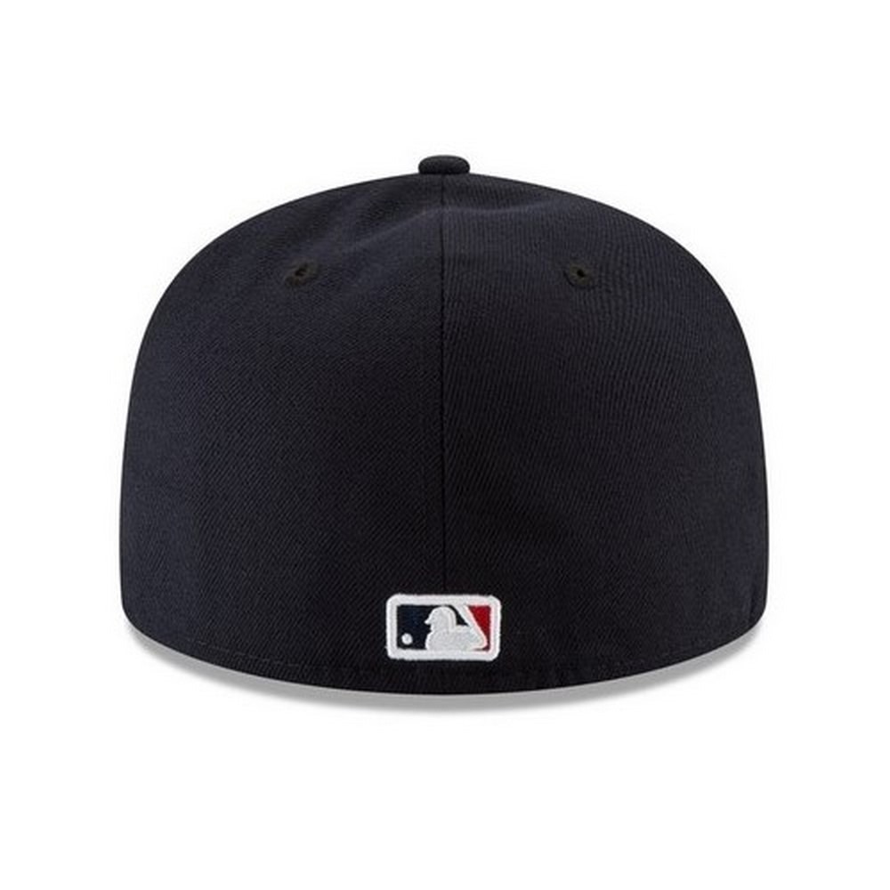 ニューエラ（NEW ERA）（メンズ、レディース）キャップ 59FIFTY MLB オンフィールド ボストン レッドソックス ゲーム 14524894 ネイビー