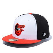 (メンズ、レディース)帽子 キャップ 59FIFTY MLBオンフィールド ボルティモア・オリオールズ ホーム 14524897 57.7cm-59.6cm 白