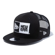 (メンズ、レディース)キャップ 9FIFTY トラッカー ボックスロゴ 黒 Mサイズ(57-61cm) 14524908 スポーツキャップ メッシュキャップ