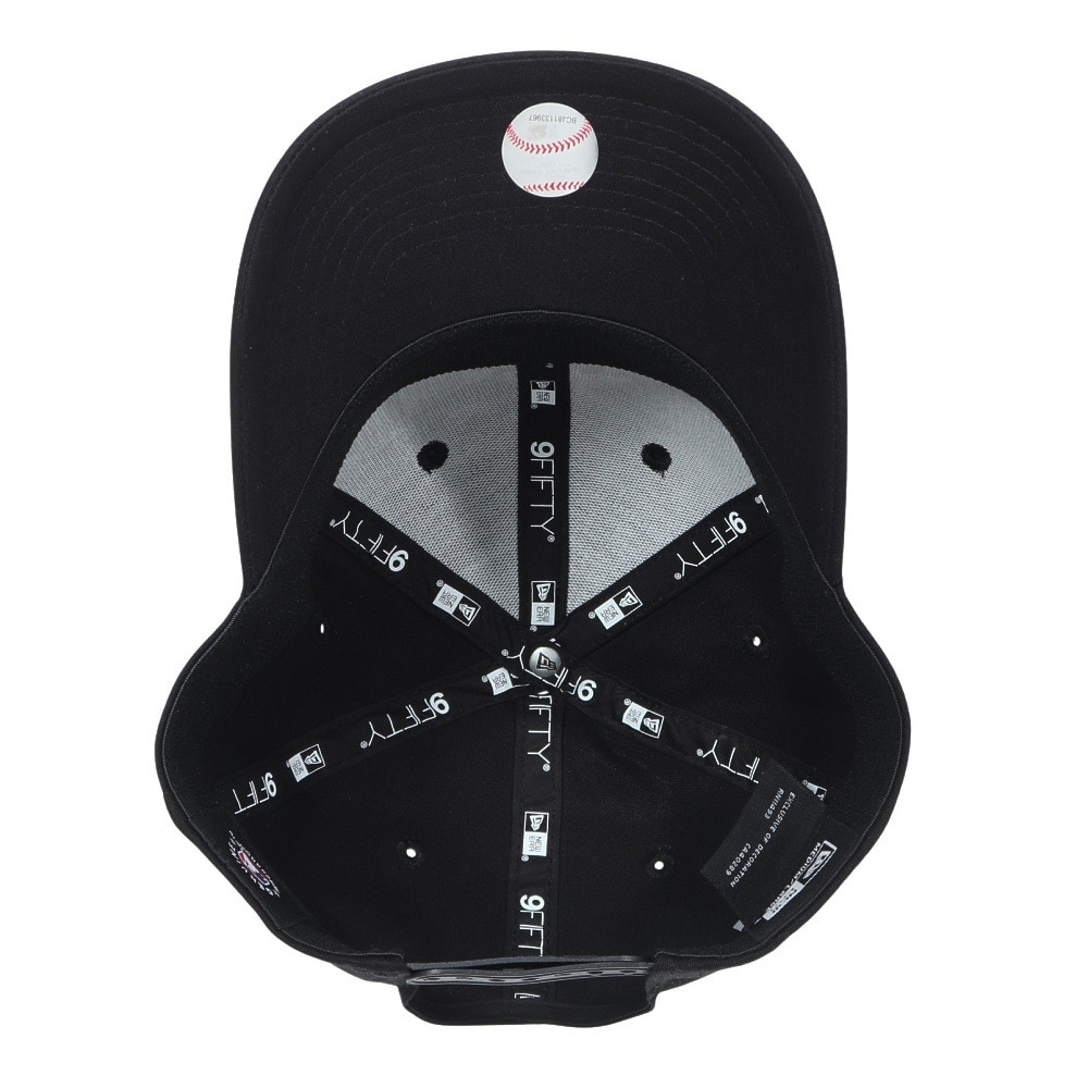 ニューエラ（NEW ERA）（メンズ、レディース）帽子 キャップ 9FIFTY ストレッチスナップ ニューヨーク・ヤンキース 14524911 57cm-61cm 黒