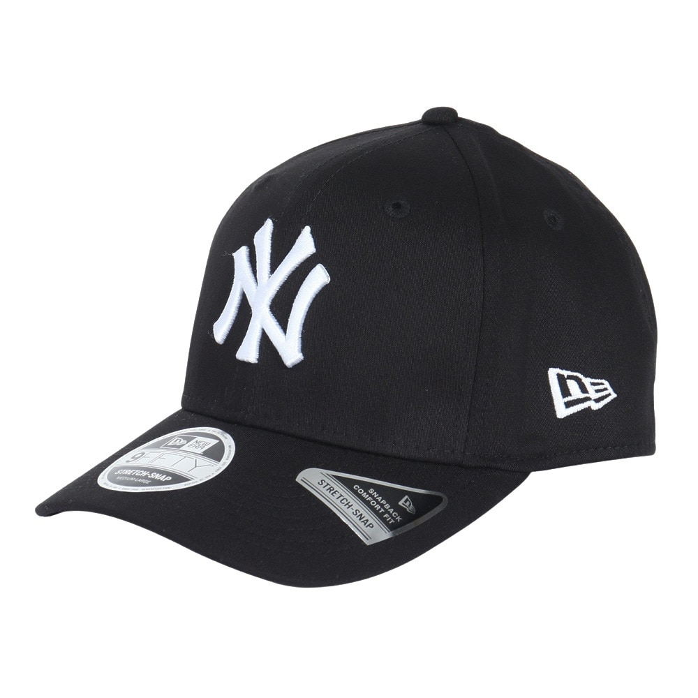 ニューエラ（NEW ERA）（メンズ、レディース）帽子 キャップ 9FIFTY ストレッチスナップ ニューヨーク・ヤンキース 14524911 57cm-61cm 黒