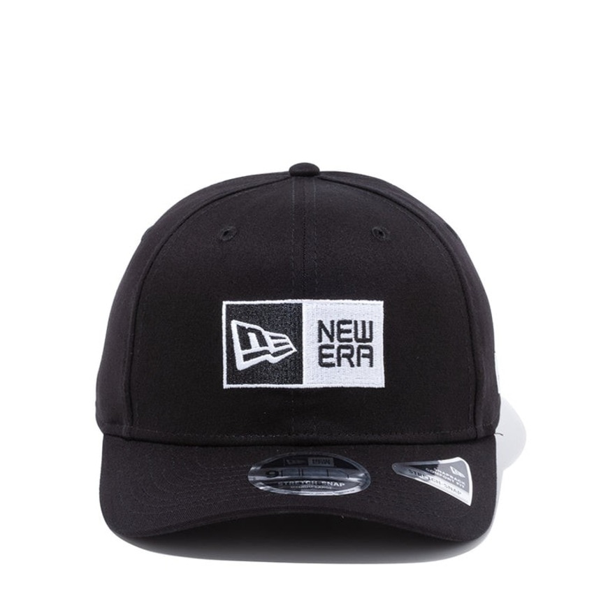 ニューエラ（NEW ERA）（メンズ、レディース）キャップ 9FIFTY ストレッチスナップ ボックスロゴ ブラック 14524914