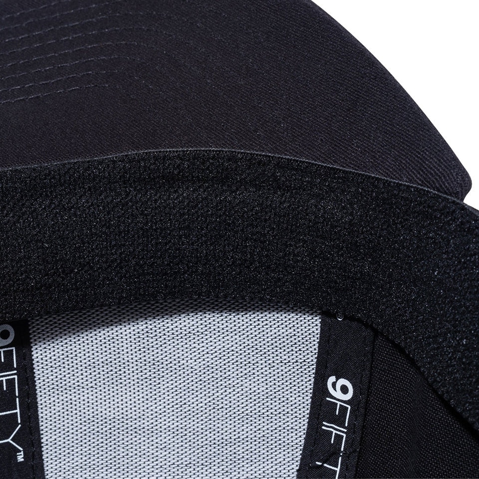 ニューエラ（NEW ERA）（メンズ、レディース）キャップ 9FIFTY ストレッチスナップ ボックスロゴ ブラック×ゴールド Mサイズ 14524915 サイズ調整可能 
