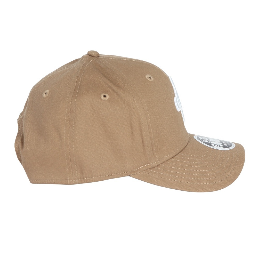 ニューエラ（NEW ERA）（メンズ、レディース）帽子 キャップ 9FIFTY ストレッチスナップ クラシックロゴ カーキ×ホワイト 14524917 57cm-61cm