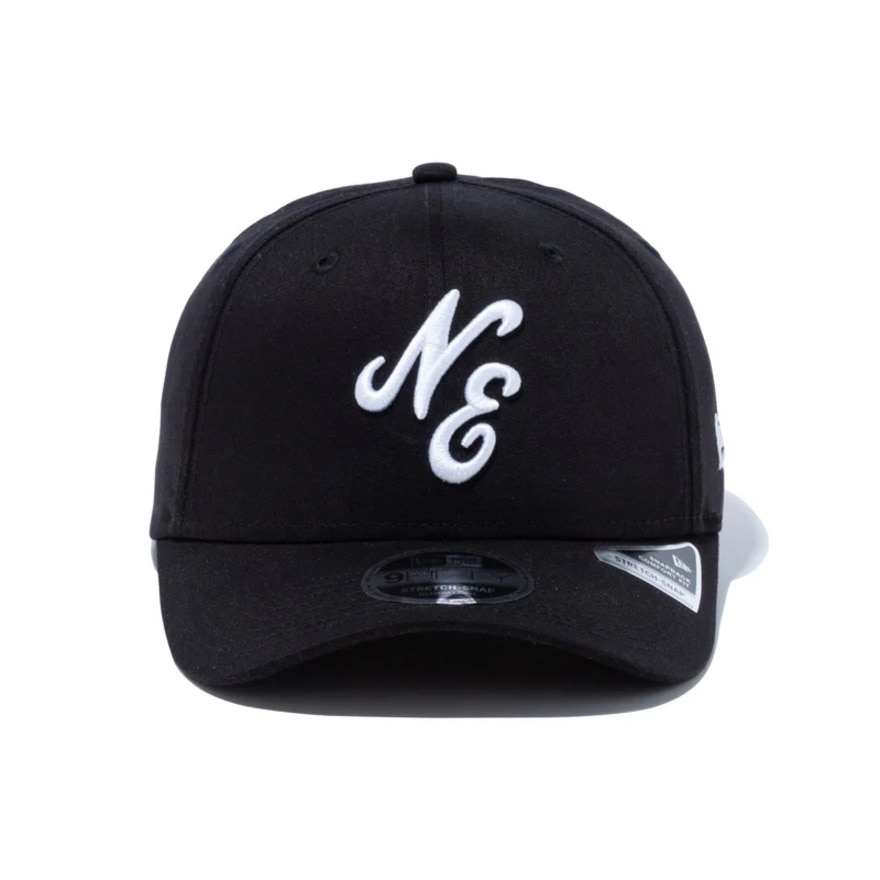 ニューエラ（NEW ERA）（メンズ、レディース）帽子 キャップ 9FIFTY ストレッチスナップ クラシックロゴ ブラック×ホワイト 14524918 57cm-61cm