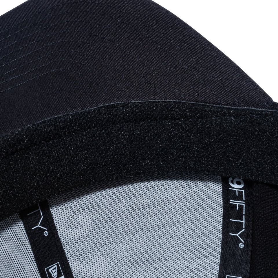 ニューエラ（NEW ERA）（メンズ、レディース）帽子 キャップ 9FIFTY ストレッチスナップ クラシックロゴ ブラック×ホワイト 14524918 57cm-61cm