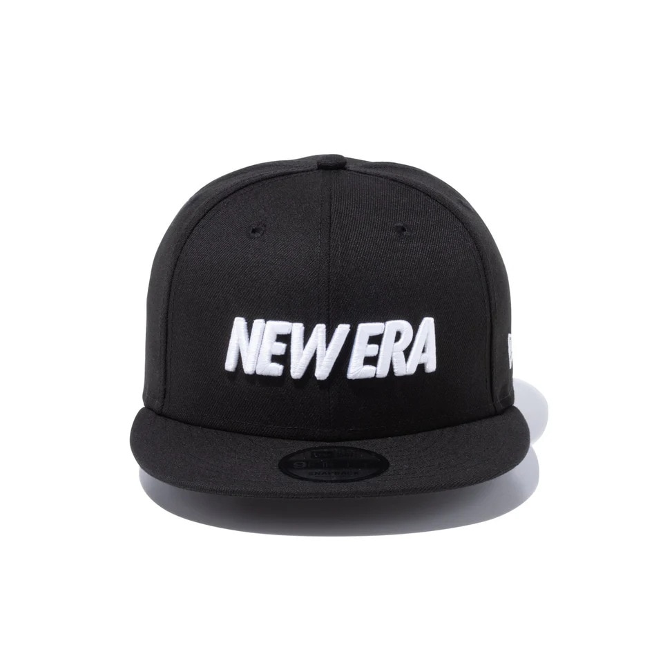 ニューエラ（NEW ERA）（メンズ、レディース）キャップ 9FIFTY ワードマークロゴ ブラック×ホワイト 14524928 57.7-61.5cm 黒