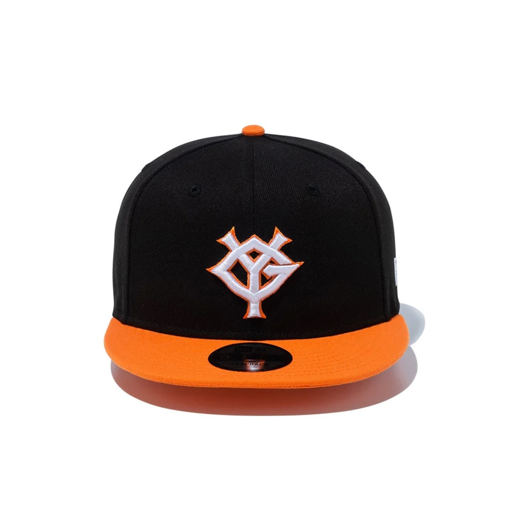ニューエラ（NEW ERA）（メンズ、レディース）帽子 9FIFTY 読売ジャイアンツ キャップ 黒 Mサイズ 14524930 NPB シンプル ロゴ 刺繍 日除け 日焼け対策