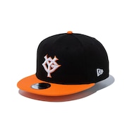 (メンズ、レディース)帽子 9FIFTY 読売ジャイアンツ キャップ 黒 Mサイズ 14524930 NPB シンプル ロゴ 刺繍 日除け 日焼け対策