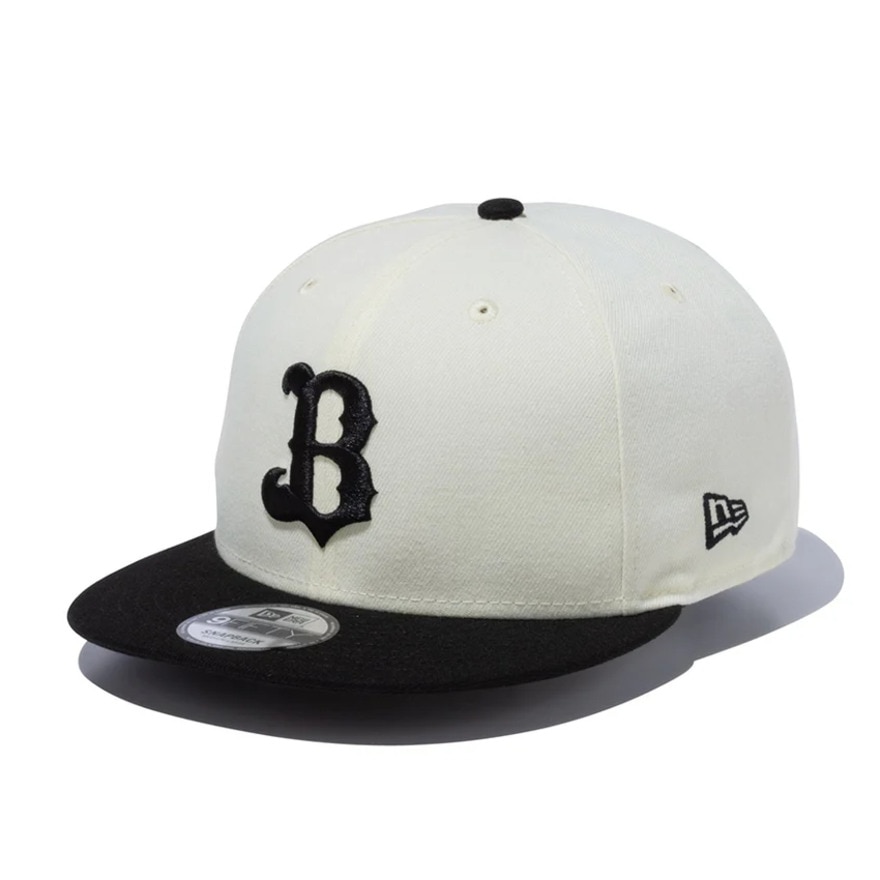 ニューエラ（NEW ERA）（メンズ、レディース）帽子 キャップ 9FIFTY オリックス・バファローズ クロームホワイト×ブラック Mサイズ 14524935 シンプル