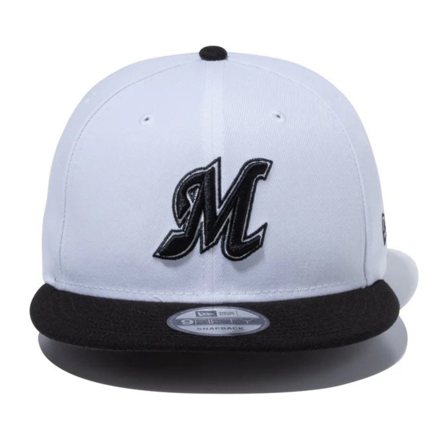 ニューエラ（NEW ERA）（メンズ、レディース）帽子 9FIFTY 千葉ロッテマリーンズ キャップ 14524939 57.7-61.5cm 白