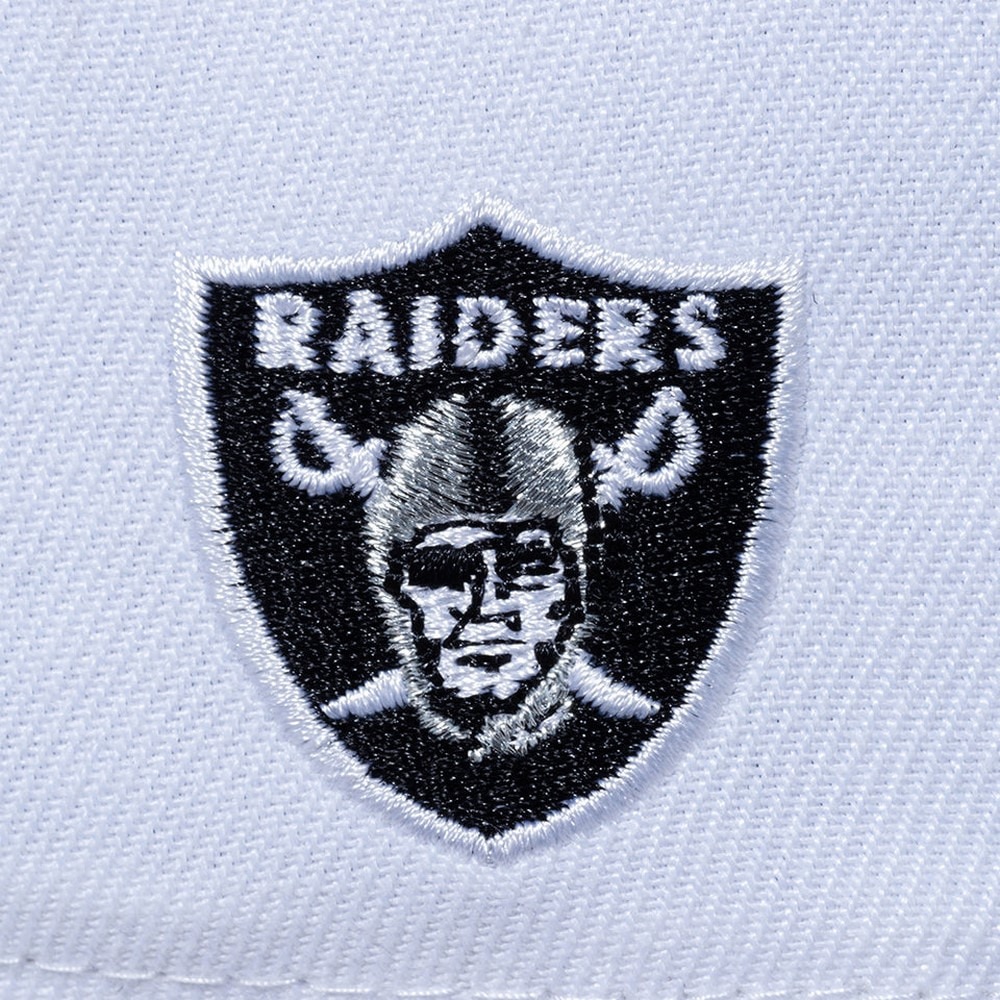 ニューエラ（NEW ERA）（メンズ、レディース）キャップ 9FIFTY ラスベガス・レイダース ホワイト×ブラック ブラックバイザー 白 Mサイズ(57-61cm) 14524941 