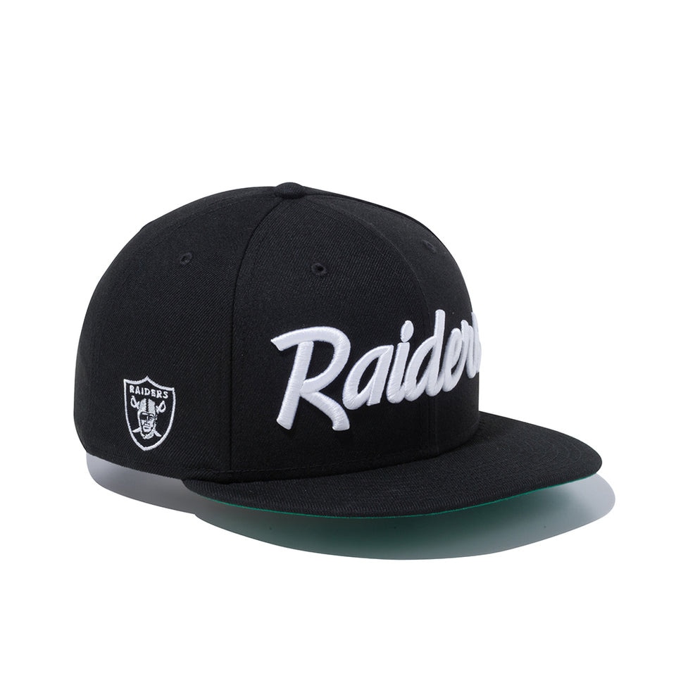 ニューエラ（NEW ERA）（メンズ、レディース）帽子 9FIFTY ラスベガス・レイダース キャップ 黒 57-61cm 14524944 スポーツキャップ ランニングキャップ