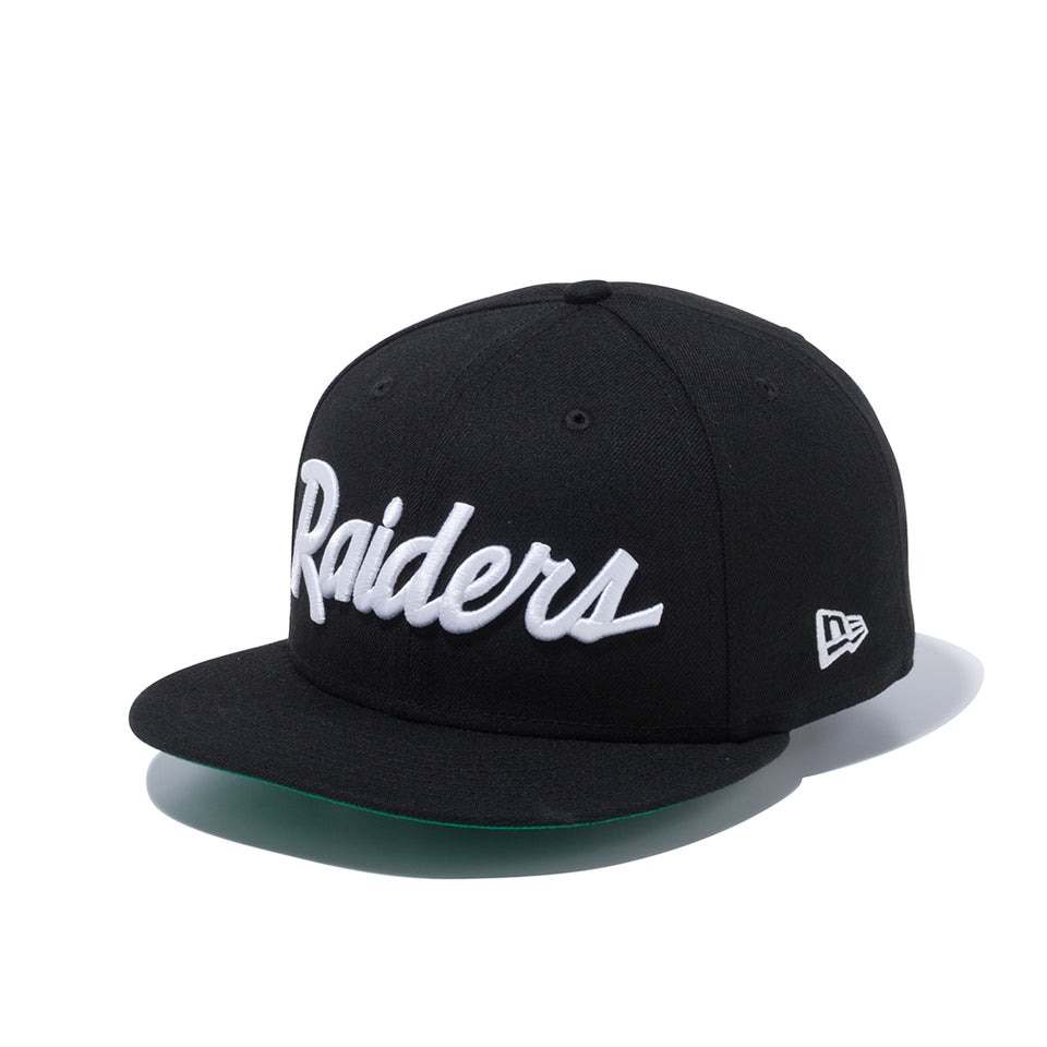 ニューエラ（NEW ERA）（メンズ、レディース）帽子 9FIFTY ラスベガス・レイダース キャップ 黒 57-61cm 14524944 スポーツキャップ ランニングキャップ