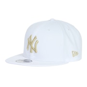 (メンズ、レディース)キャップ 9FIFTY ニューヨーク ヤンキース 14524947 57.7cm-61.5cm 白
