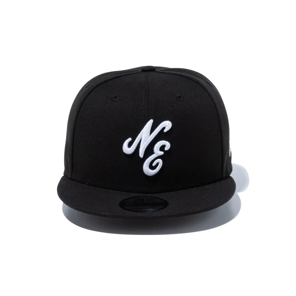 ニューエラ（NEW ERA）（メンズ、レディース）キャップ 9FIFTY クラシックロゴ ブラック×ホワイト 14524959 帽子 57.7cm-61.5cm