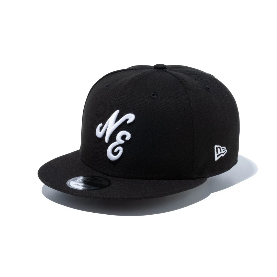 ニューエラ（NEW ERA）（メンズ、レディース）キャップ 9FIFTY クラシックロゴ ブラック×ホワイト 14524959 帽子 57.7cm-61.5cm