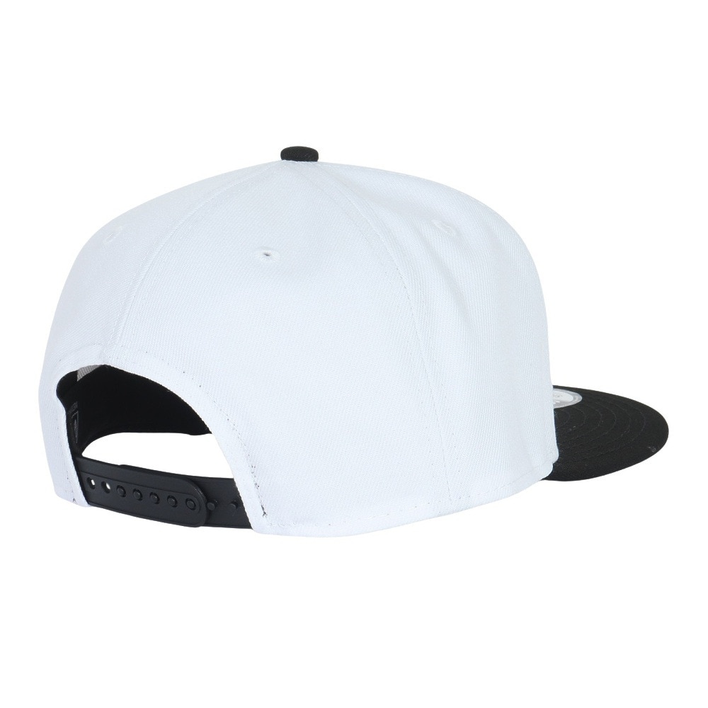 ニューエラ（NEW ERA）（メンズ、レディース）キャップ 9FIFTY ロサンゼルス ドジャース ホワイト×ブラック ブラックバイザー 14524960 帽子 57.7cm-61.5cm