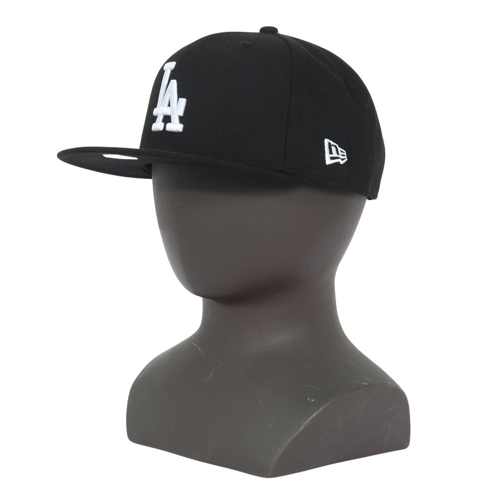 ニューエラ（NEW ERA）（メンズ、レディース）キャップ 9FIFTY ロサンゼルス ドジャース ブラック×ホワイト 14524963 帽子 57.7cm-61.5cm