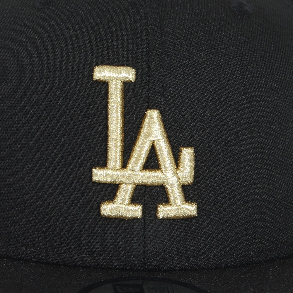 ニューエラ（NEW ERA）（メンズ、レディース）キャップ 9FIFTY ロサンゼルス ドジャース ブラック×ゴールド 14524964 帽子 57.7cm-61.5cm 