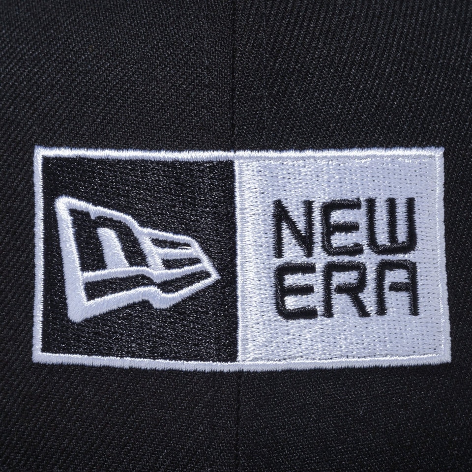 ニューエラ（NEW ERA）（メンズ、レディース）キャップ 9FIFTY ボックスロゴ ブラック×ホワイト 14524966 帽子 57.7cm-61.5cm 