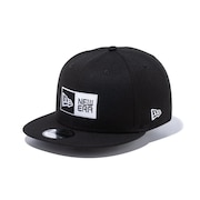 (メンズ、レディース)キャップ 9FIFTY ボックスロゴ ブラック×ホワイト 14524966 帽子 57.7cm-61.5cm