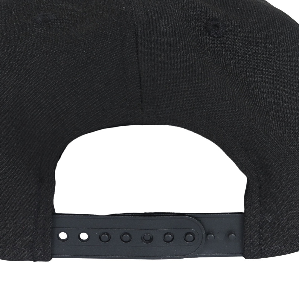 ニューエラ（NEW ERA）（メンズ、レディース）キャップ 9FIFTY ベーシック ブラック ホワイトフラッグ 14524968 帽子 57.7cm-61.5cm 黒