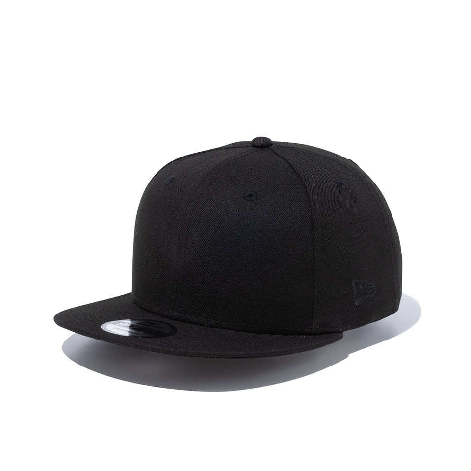 ニューエラ（NEW ERA）（メンズ、レディース）帽子 9FIFTY ベーシック ブラック ブラックフラッグ キャップ 黒 Mサイズ 14524970
