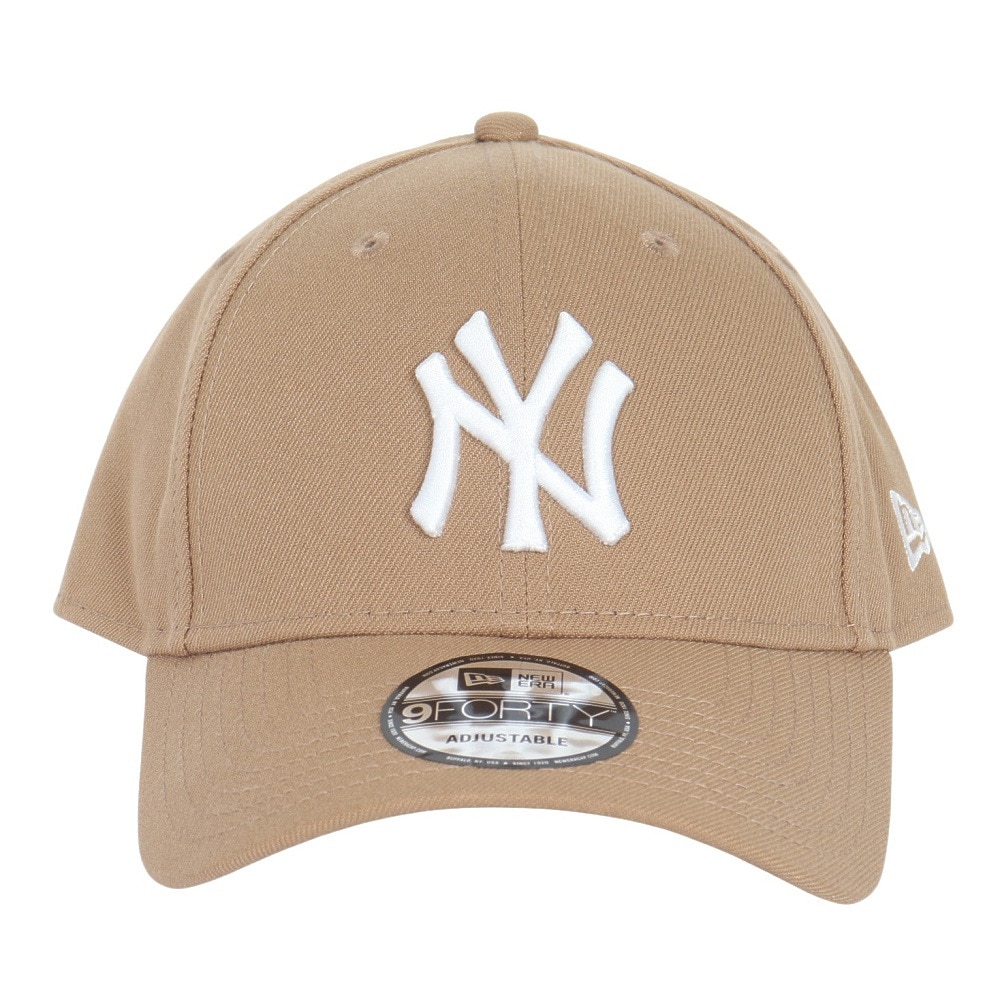 ニューエラ（NEW ERA）（メンズ、レディース）キャップ 9FORTY ニューヨーク ヤンキース カーキ×ホワイト 14525011 帽子 56.8cm-60.6cm
