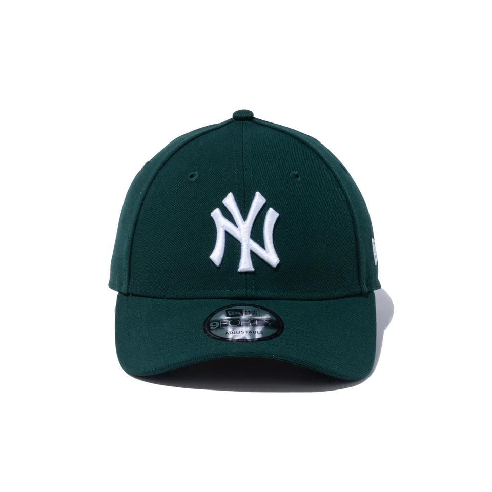 ニューエラ（NEW ERA）（メンズ、レディース）キャップ 9FORTY ニューヨーク ヤンキース ダークグリーン×ホワイト 14525014 帽子 56.8cm-60.6cm