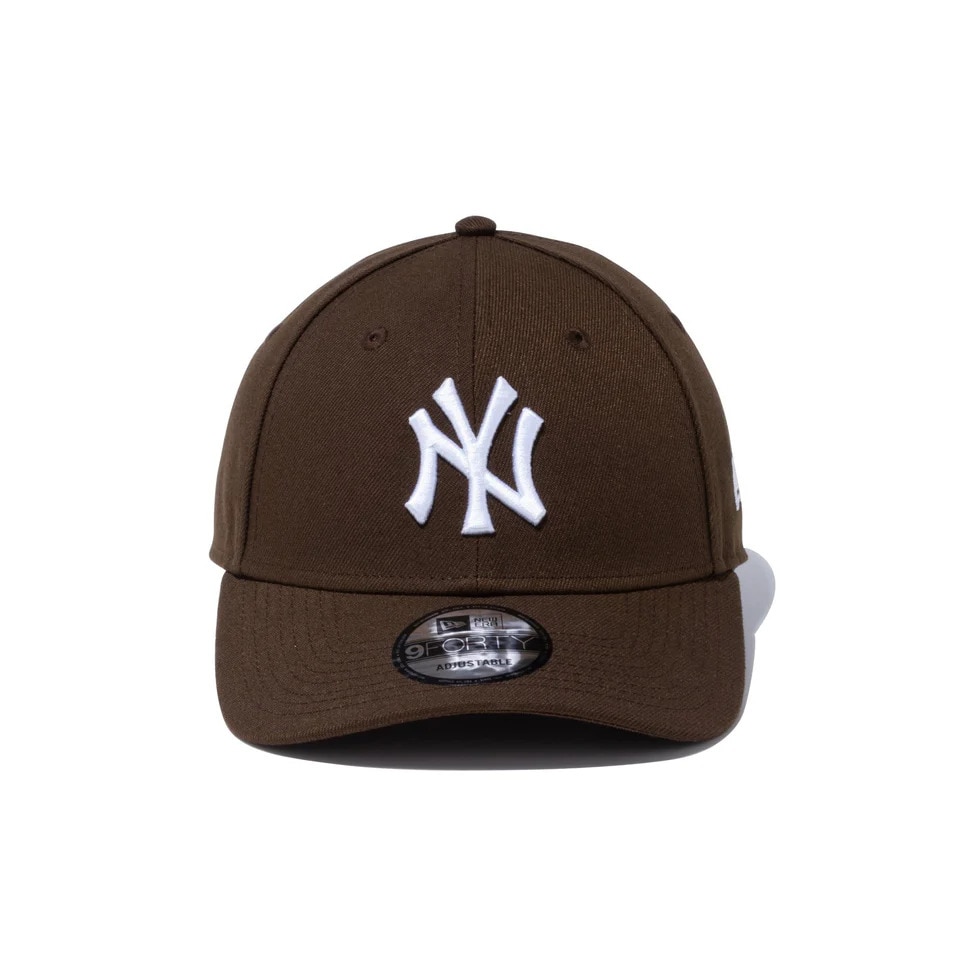 ニューエラ（NEW ERA）（メンズ、レディース）キャップ 9FORTY ニューヨーク ヤンキース ブラウン×ホワイト 14525015 帽子 56.8cm-60.6cm