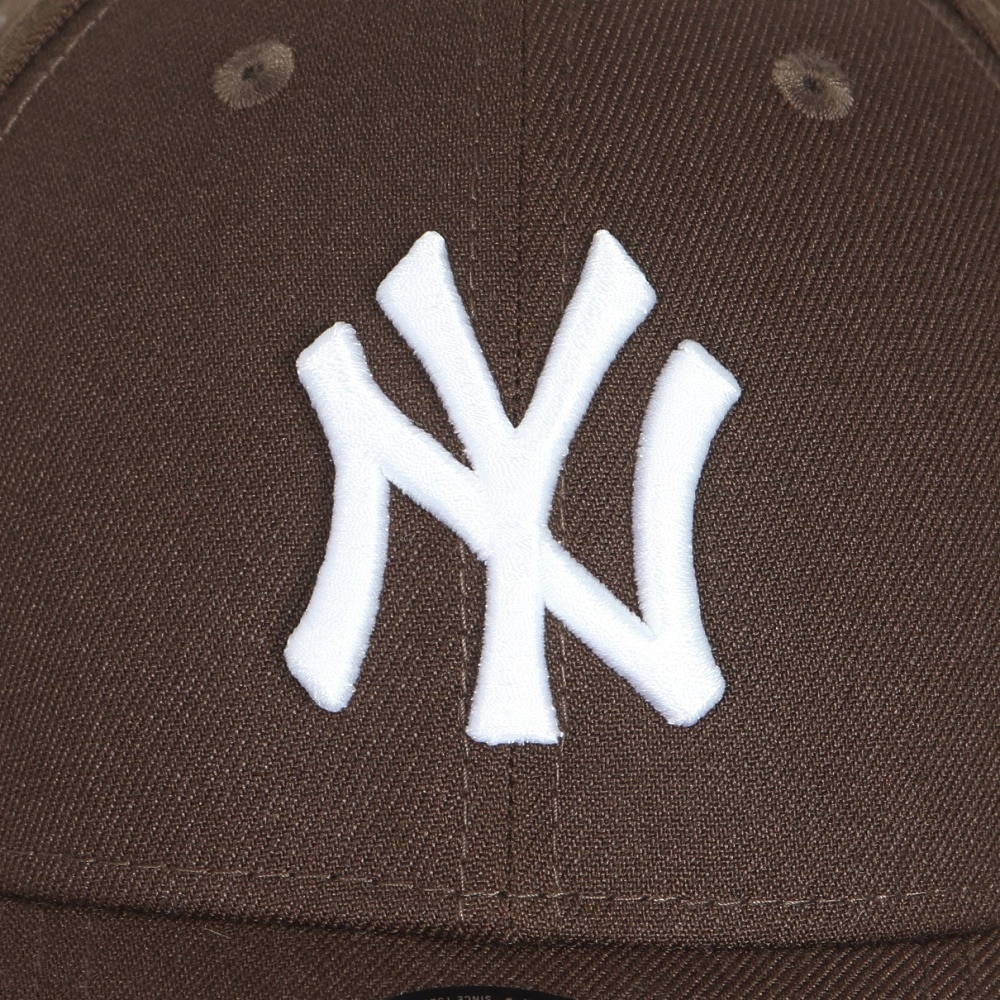 ニューエラ（NEW ERA）（メンズ、レディース）キャップ 9FORTY ニューヨーク ヤンキース ブラウン×ホワイト 14525015 帽子 56.8cm-60.6cm